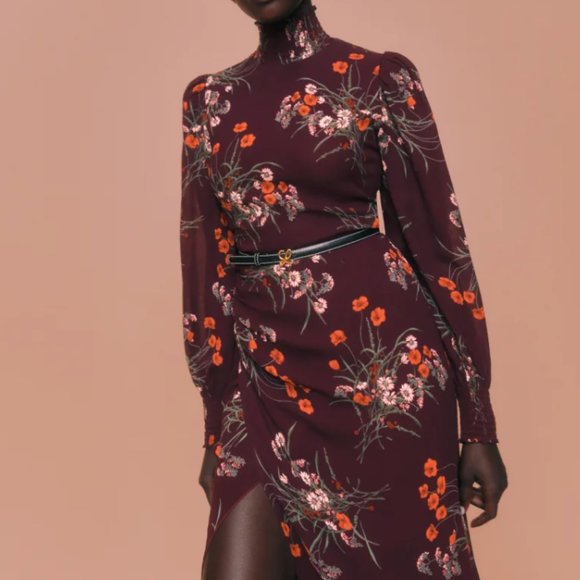 NWT Reformation Petites Aude Dress Emmeline (Size 6P) - Picture 2 of 10